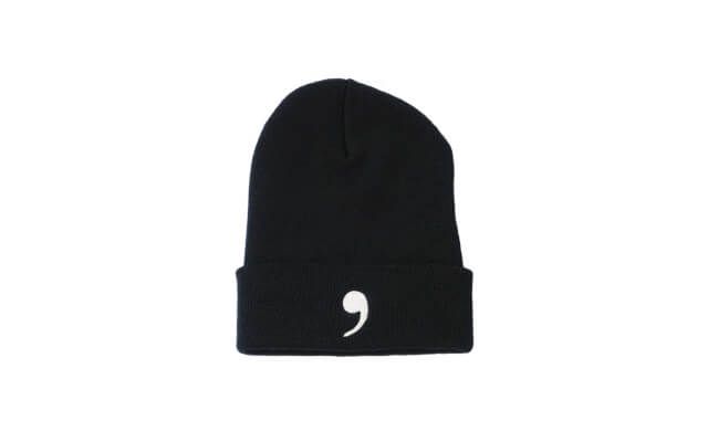 comma beanie product